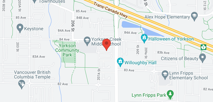 map of 90 20738 84 AVENUE